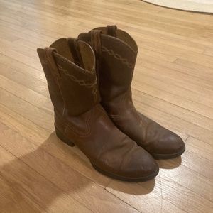 Ariat Leather Cowboy Boots - 10.5D